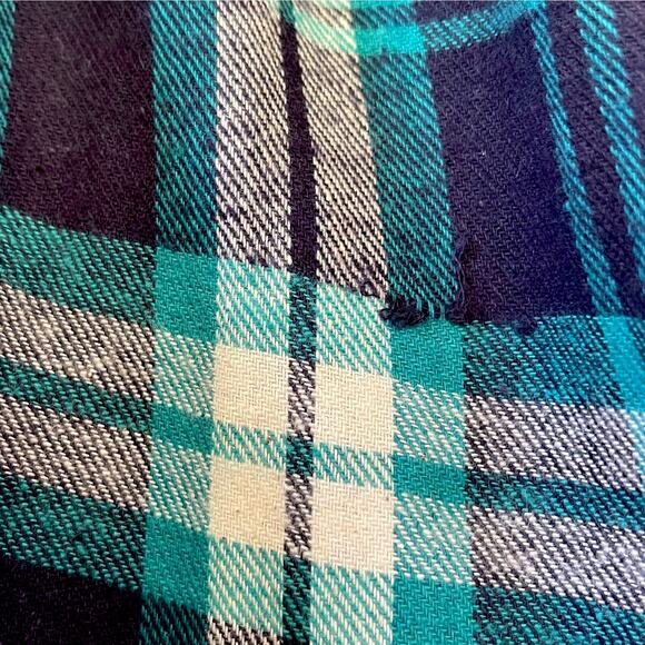 PJs Long Sleeve Flannel Nightgown Women Zippered Housecoat Metropolitan Size XL - Picture 8 of 9